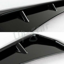 For 2016-2020 Honda Civic Black ABS Side Fender Vent Air Wing Cover Trim 2 PCS