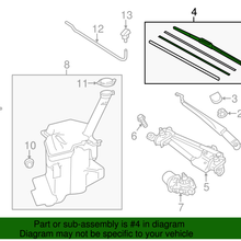 Genuine Toyota Wiper Blade 85212-52220