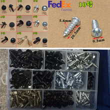 220pcs M4 M5 M6 Self Tapping Screws Kit Car Fender Body Panel Bolt Fastener Clip