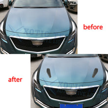 2x Black JDM Air Flow Vent Bonnet Hood Scoop Decor Cover Trims For Honda Civic
