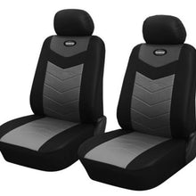 Black Leather Like 2 Front Auto Car Seat Covers Compatible to Bucket Seat 2577