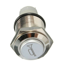 1x LED Momentary Horn Button Metal Switch Push Button Lighted Switch Accessories