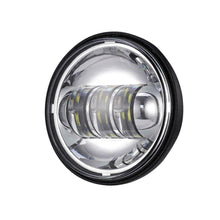 75W 7" LED Projector Headlight + Passing Lights Fit for Harley Touring Chrome