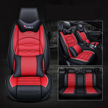 12pcs Universal 5-Seat Car Cover Cushion Full Set Luxury PU Leather Protector US