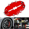 4PCS Red Color Style 3D Car Universal Disc Brake Caliper Covers Front & Rear Kit