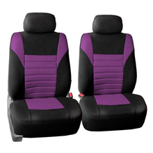 3 Row 8 Seaters Seat Covers For SUV Van 3D Mesh Purple Black Full Set