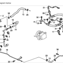 97-99 Acura CL 3.0L P/S Rack&pinion Return Oil Pipe B Cooling Line Tube Hose OEM