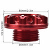 Car Racing Engine Oil Filler Cap Oil Tank Cover Red Aluminium fit for TOYOTA