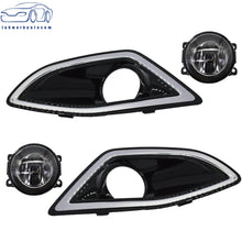 Pair Front Bumper Fog Lights Lamps Harness Switch Kit For Ford Edge 2015-18 US