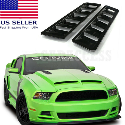 Car Hood Vent Louver Scoop Cover Air Flow Intake Cooling Panel Trim For Nissan