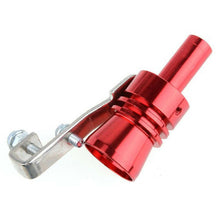 Car Turbo Sound Whistle Muffler Exhaust Pipe Red Auto Blow off Valve Simulator