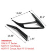 For Honda Civic 10TH Carbon Fiber Style Rear Tail Light Cover Trim Frame Molding