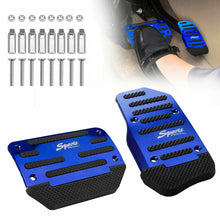 2PCS Universal Non-Slip Automatic Gas Brake Foot Pedal Pad Cover Accessories Kit