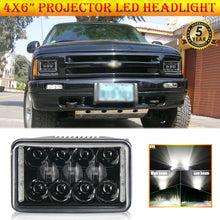 For Chevrolet S10 1995 1996 1997 DOT 4x6 LED Headlights Projector Beam with DRL