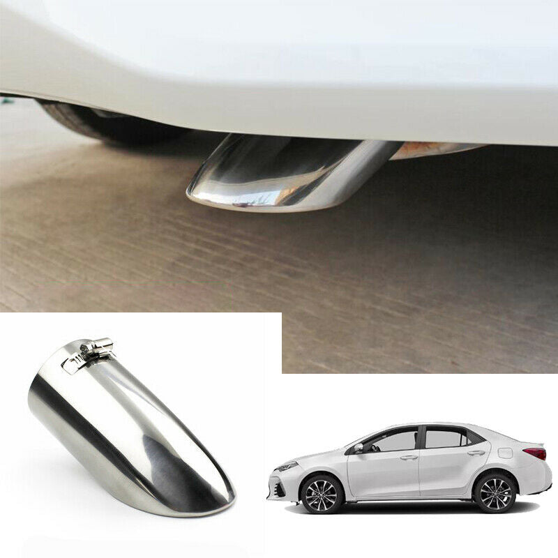 For Toyota Corolla 2019-2020 steel silver car rear Tail exhaust pipe Exterior