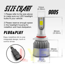 For 2016-2020 Toyota Tacoma Led Headlight Hi/Lo+Fog light bulbs Combo White 6pcs