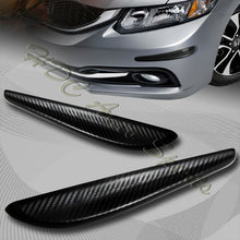 JDM 330MM Carbon Style Bumper Lip Corner Scratch Protector Strip Guard Universal