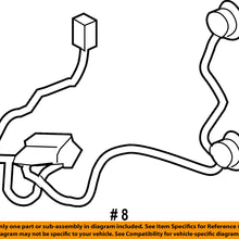 2007-2013 CHEVY SILVERADO HEADLIGHT WIRING HARNESS NEW GM # 25962806
