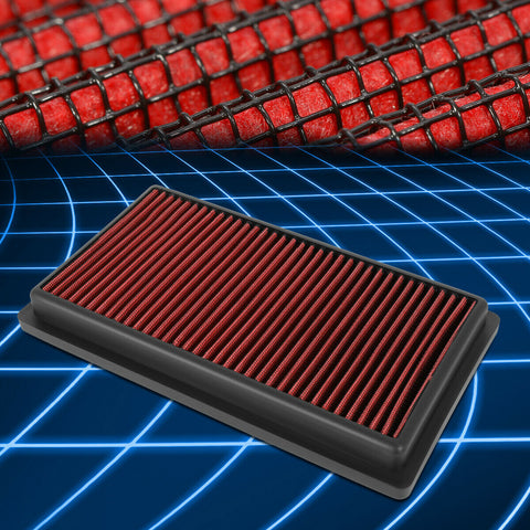 Washable Replacement Air Filter For 18+ C-HR/Camary/Corolla/RAV4 2.0 2.5 Red