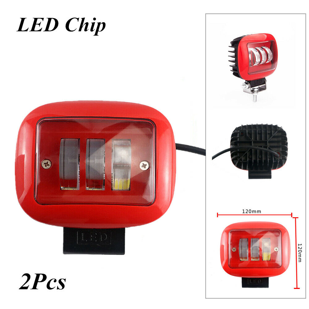 Car Square Working Lamp LED Light Spotlight Projection Light For Jeep Wrangler