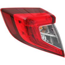 Tail Light For 2016-2018 Honda Civic Driver Side Inner and Outer