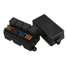 Car 12 Way Blade Fuse Box 12V 40A Relays Holder Plastic Universal Waterproof