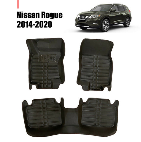 Car Floor Mats for Nissan Rogue 2014-2018 Front&Rear Liner XPE Protection Mat