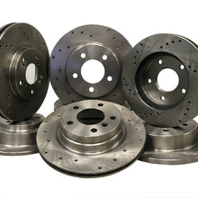R1618D Front Drilled Brake Rotor pair of 2