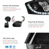 1999-2006 Audi TT Coupe Convertible Quattro Black LED DRL Projector Headlights