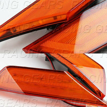 FOR 2016-2020 HONDA CIVIC 10Th SMOKE LED BUMPER TURN SIGNAL SIDE MARKER LIGHTS