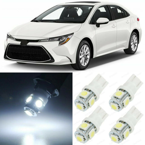 10 x Xenon White Interior LED Lights Package For 2016- 2020 Toyota Corolla +TOOL
