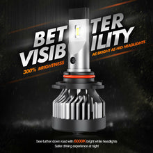 SEALIGHT X2 H11 H9 H8 LED Headlight Bulbs Low Beam/Fog Light 6000K Super Bright