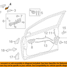 TOYOTA OEM 16-18 Prius Front Door-Handle, Outside Rear Cover Right 6921747020