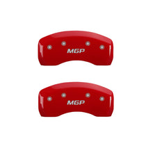 Set of 4 Front and Rear Red MGP Caliper Covers for 2008-2020 Nissan Rogue