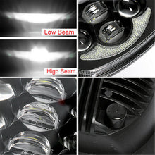 105W Osram 5x7'' 7x6'' LED Headlight Hi-Lo Beam Halo DRL For Jeep Cherokee XJ YJ