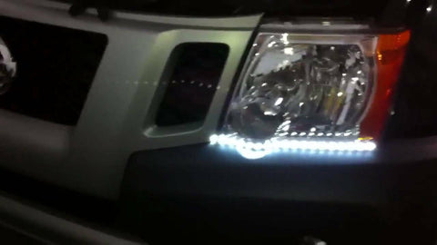 LED DRL Head Light Strips Daytime Running Lamps Kit for Nissan Xterra