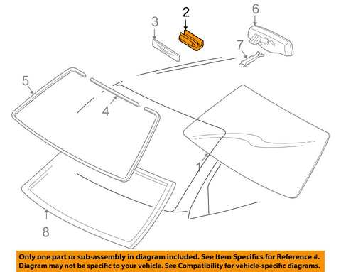 TOYOTA OEM-Windshield Stopper 5611530100