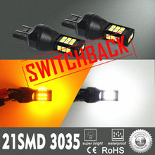 LED 2-Color Front Turn Signal Light Parking Lamp For 2013-16 Nissan Altima Pair