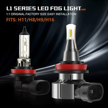 H8 H16 H11 LED Fog Light Set for Toyota Corolla Camry Land Cruiser Matrix Sienna