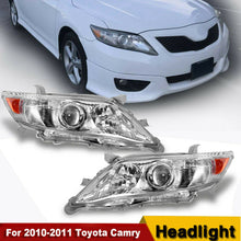 Headlights Assembly for 2010-2011 Toyota Camry Projector Headlamps Left+Right