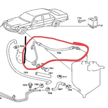 Mercedes Benz W126 Hyro Pneumatic Hose HPF A1269974182