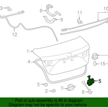 Genuine Toyota Lock Assembly 64600-06041