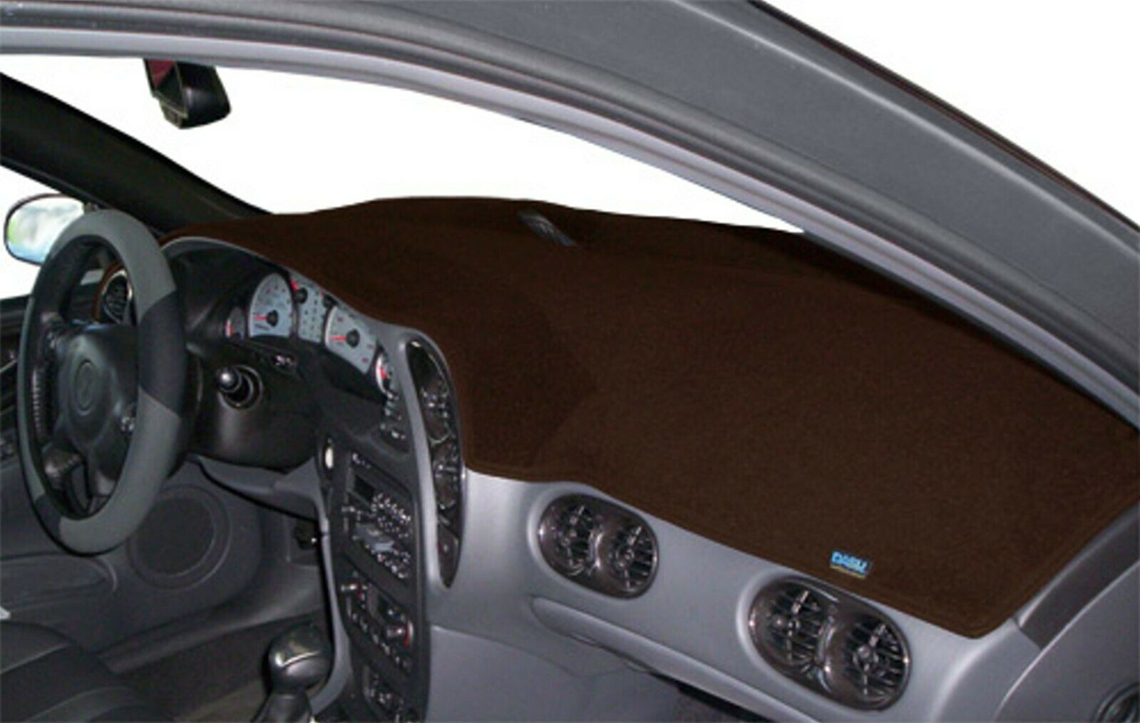 Fits Nissan Rogue 2016-2020 Carpet Dash Board Cover Mat Dark Brown