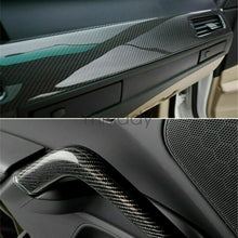 7D Glossy Carbon Fiber Vinyl Film Car Interior Wrap Stickers Auto Bubble-Free