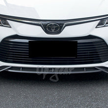 For 2019-2020 Toyota Corolla Painted Black Front Bumper Spoiler Lip 3PCS