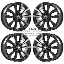 17" NISSAN ROGUE GLOSS BLACK EXCHANGE WHEELS RIMS FACTORY OEM 62746 2008-2020