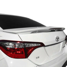 For Toyota Corolla 14-19 Custom Style Fiberglass Rear Spoiler w Light Unpainted