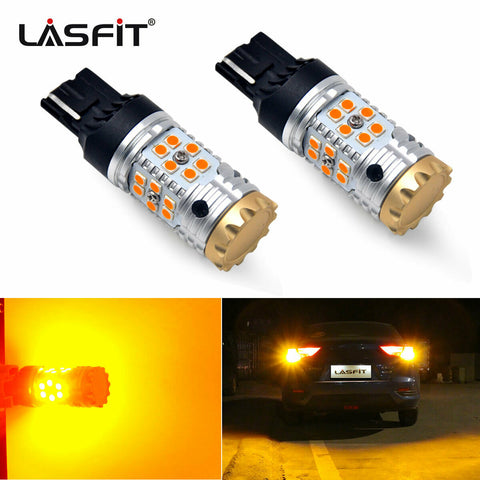 LED No Hyper Flash Turn Signal Light for Nissan Rogue 2014-2019 Rear Bulb 7440