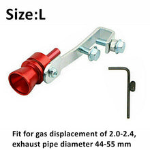 Universal Car Turbo Sound Whistle Blowoff Valve Simulator Exhaust Muffler Pipe