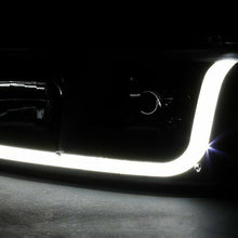 For 1999-2006 GMC Sierra 1500 2500 DRL LED Black Clear Headlights+Bumper 4PCS